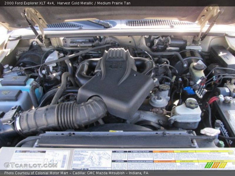 Harvest Gold Metallic / Medium Prairie Tan 2000 Ford Explorer XLT 4x4
