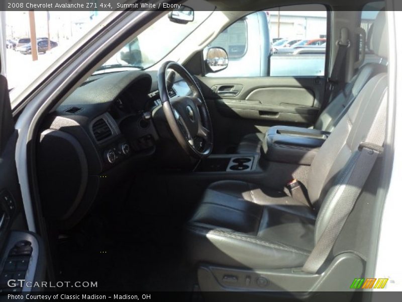 Summit White / Ebony 2008 Chevrolet Avalanche Z71 4x4