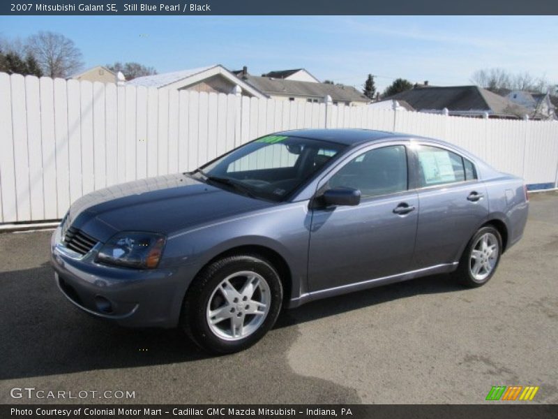 Still Blue Pearl / Black 2007 Mitsubishi Galant SE