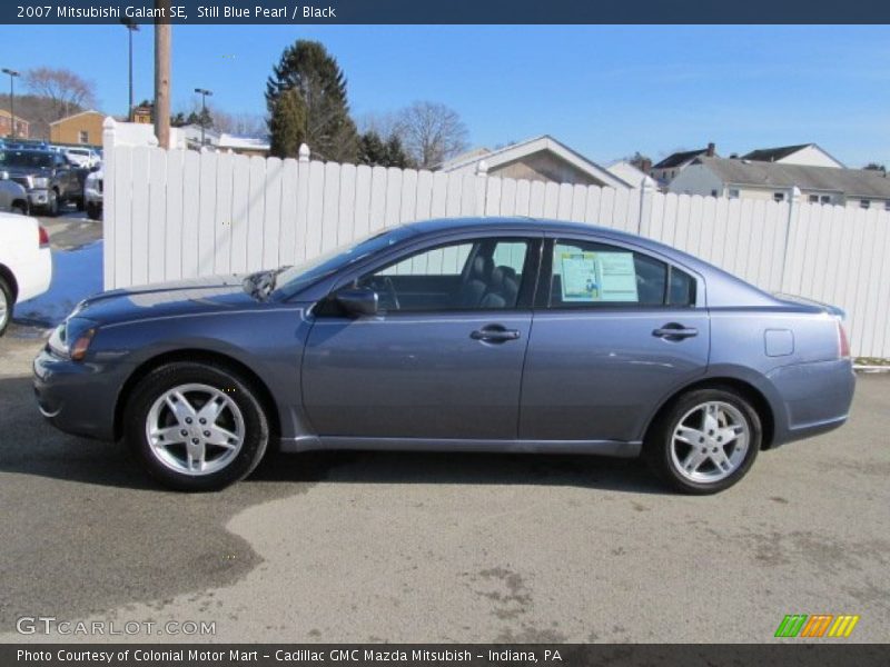 Still Blue Pearl / Black 2007 Mitsubishi Galant SE