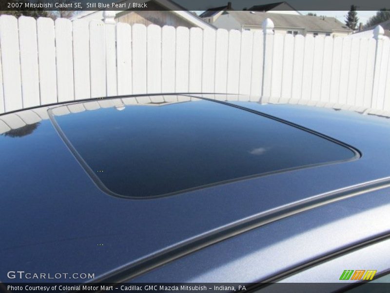 Still Blue Pearl / Black 2007 Mitsubishi Galant SE