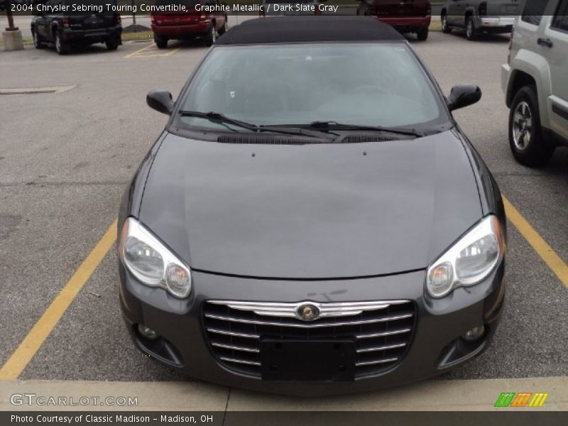 Graphite Metallic / Dark Slate Gray 2004 Chrysler Sebring Touring Convertible