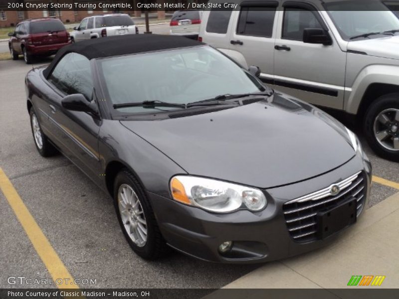 Graphite Metallic / Dark Slate Gray 2004 Chrysler Sebring Touring Convertible