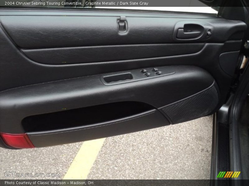 Graphite Metallic / Dark Slate Gray 2004 Chrysler Sebring Touring Convertible