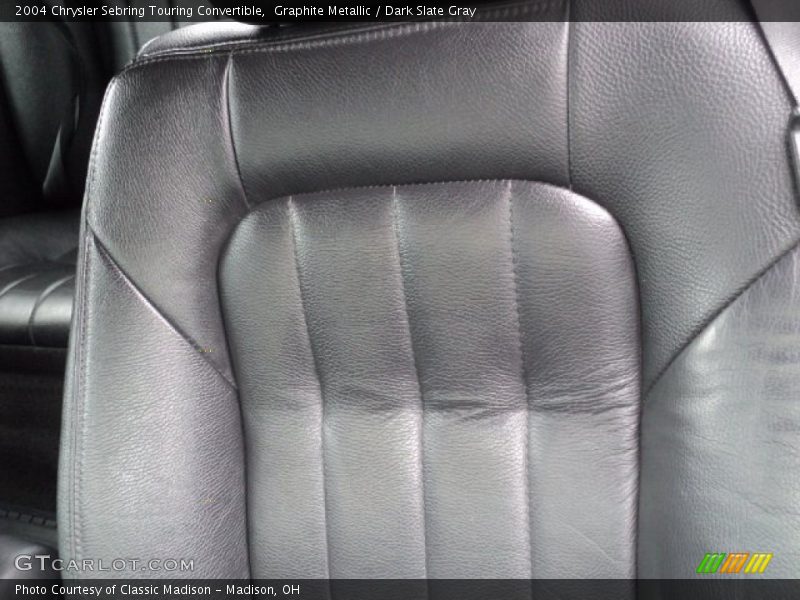 Graphite Metallic / Dark Slate Gray 2004 Chrysler Sebring Touring Convertible