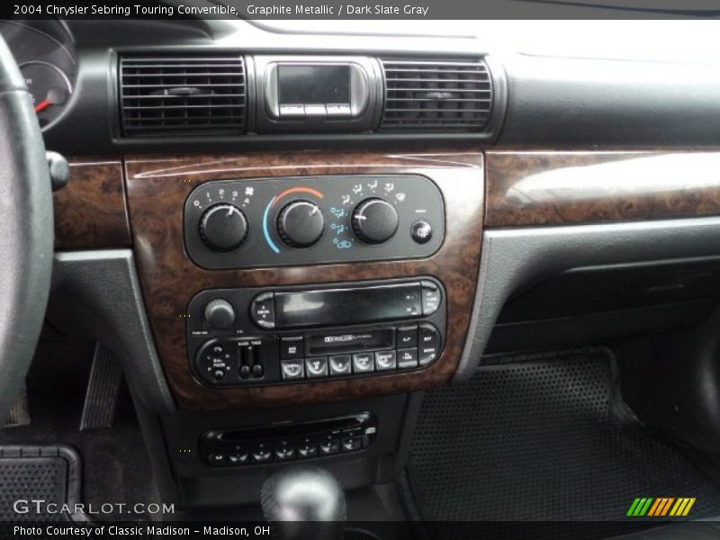 Graphite Metallic / Dark Slate Gray 2004 Chrysler Sebring Touring Convertible