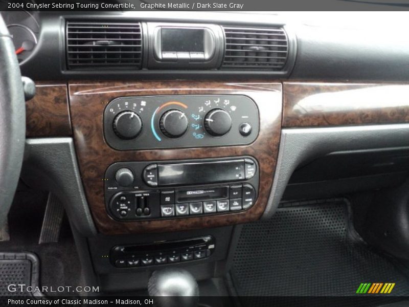 Graphite Metallic / Dark Slate Gray 2004 Chrysler Sebring Touring Convertible