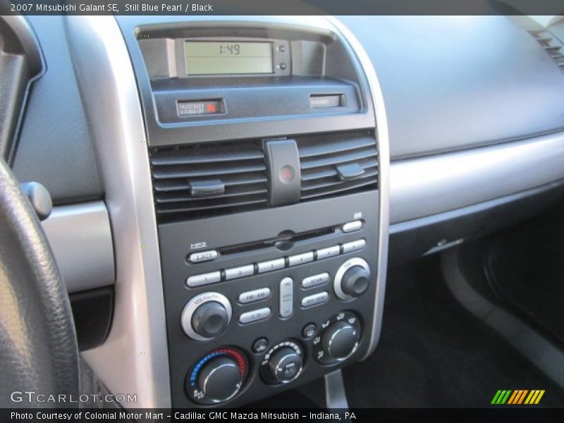 Still Blue Pearl / Black 2007 Mitsubishi Galant SE