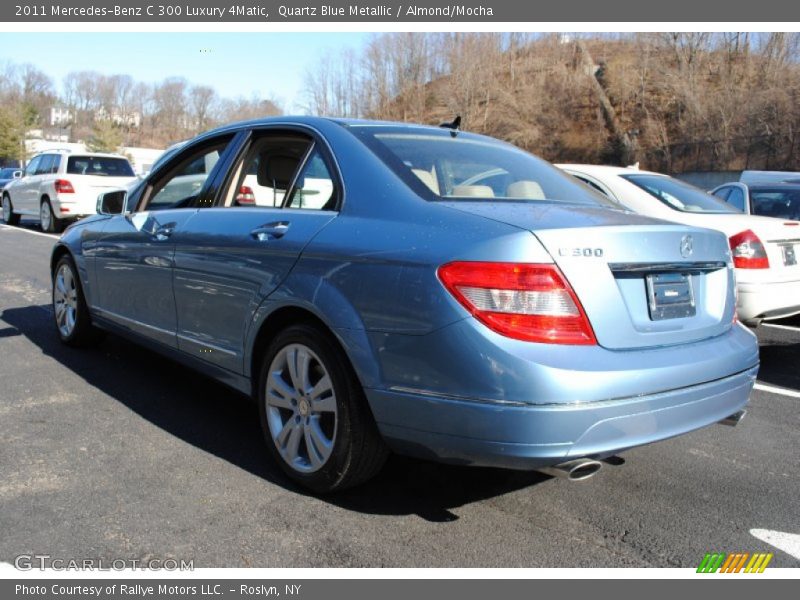 Quartz Blue Metallic / Almond/Mocha 2011 Mercedes-Benz C 300 Luxury 4Matic