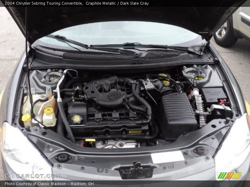 Graphite Metallic / Dark Slate Gray 2004 Chrysler Sebring Touring Convertible