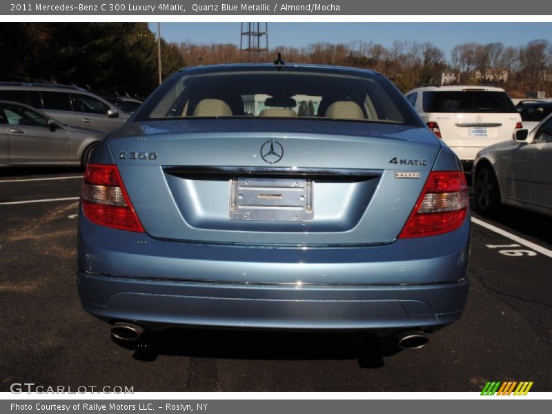 Quartz Blue Metallic / Almond/Mocha 2011 Mercedes-Benz C 300 Luxury 4Matic