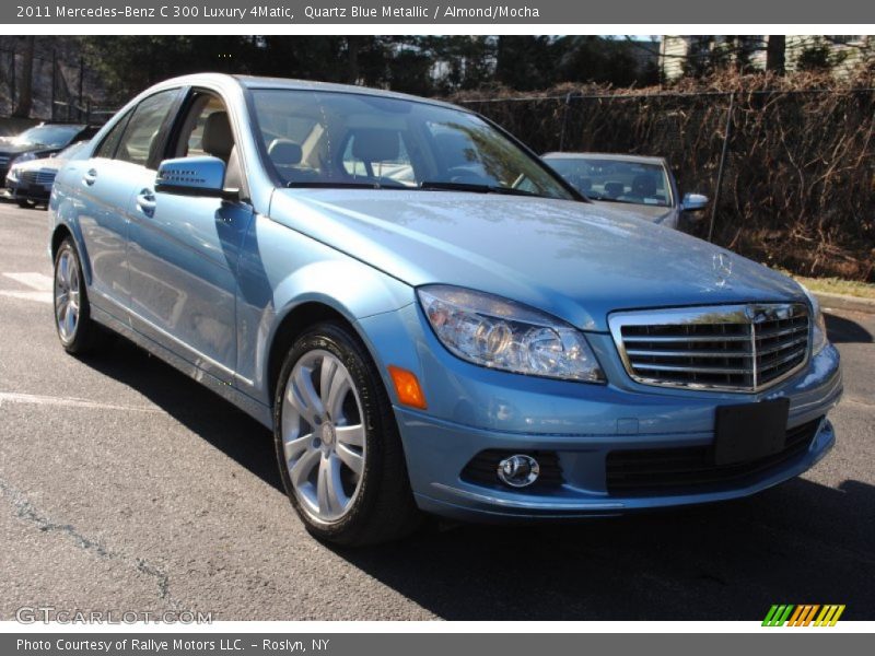 Quartz Blue Metallic / Almond/Mocha 2011 Mercedes-Benz C 300 Luxury 4Matic