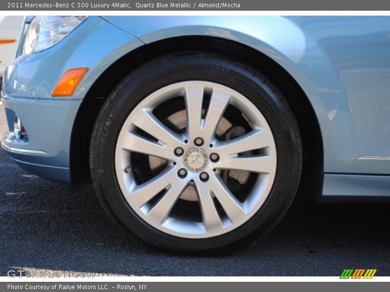 Quartz Blue Metallic / Almond/Mocha 2011 Mercedes-Benz C 300 Luxury 4Matic