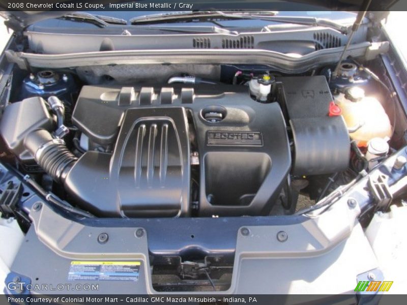 Imperial Blue Metallic / Gray 2008 Chevrolet Cobalt LS Coupe