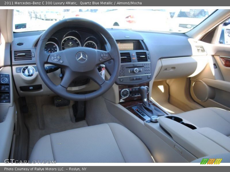 Quartz Blue Metallic / Almond/Mocha 2011 Mercedes-Benz C 300 Luxury 4Matic