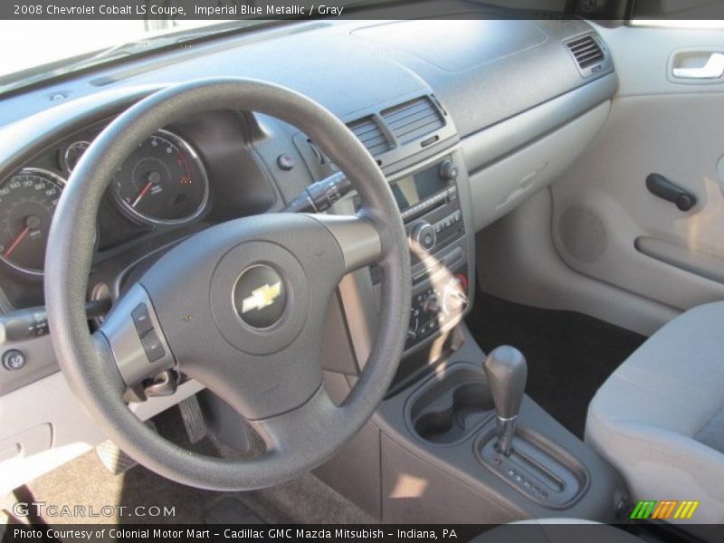 Imperial Blue Metallic / Gray 2008 Chevrolet Cobalt LS Coupe