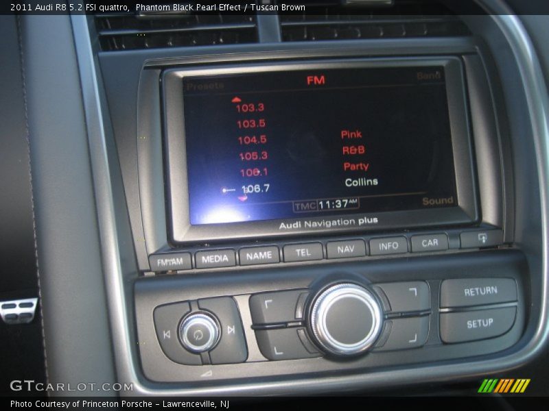 Phantom Black Pearl Effect / Tuscan Brown 2011 Audi R8 5.2 FSI quattro