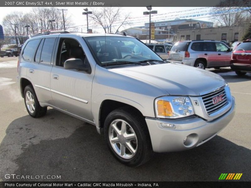 Silver Mist Metallic / Ebony 2007 GMC Envoy SLT 4x4