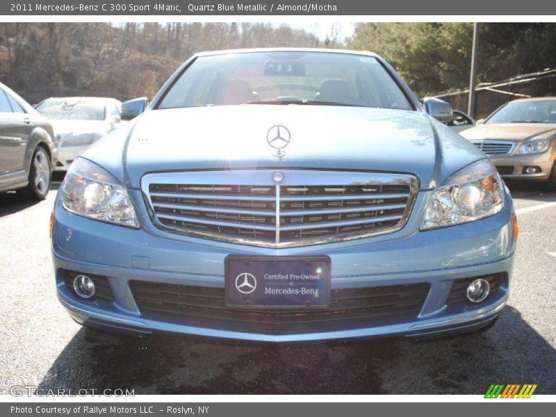 Quartz Blue Metallic / Almond/Mocha 2011 Mercedes-Benz C 300 Sport 4Matic