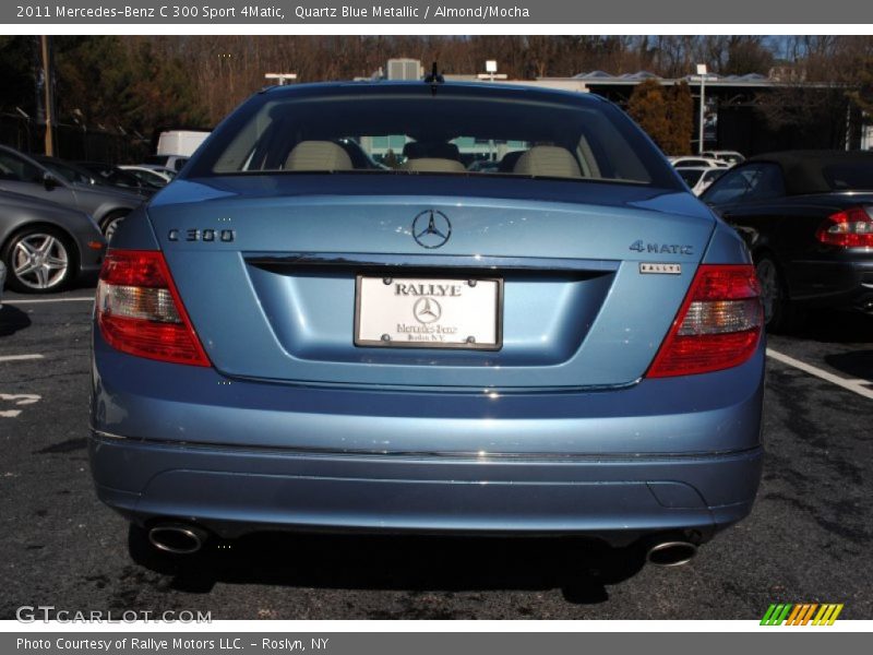 Quartz Blue Metallic / Almond/Mocha 2011 Mercedes-Benz C 300 Sport 4Matic