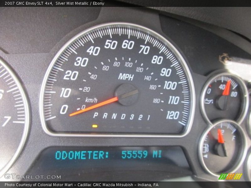 Silver Mist Metallic / Ebony 2007 GMC Envoy SLT 4x4