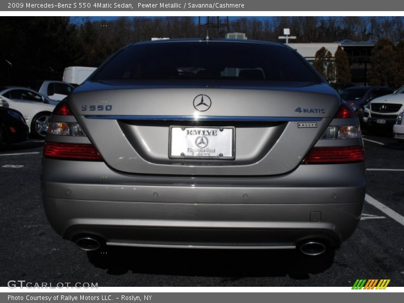 Pewter Metallic / Savanna/Cashmere 2009 Mercedes-Benz S 550 4Matic Sedan