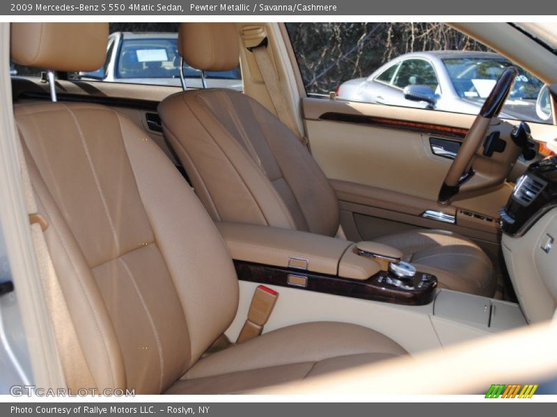 Pewter Metallic / Savanna/Cashmere 2009 Mercedes-Benz S 550 4Matic Sedan