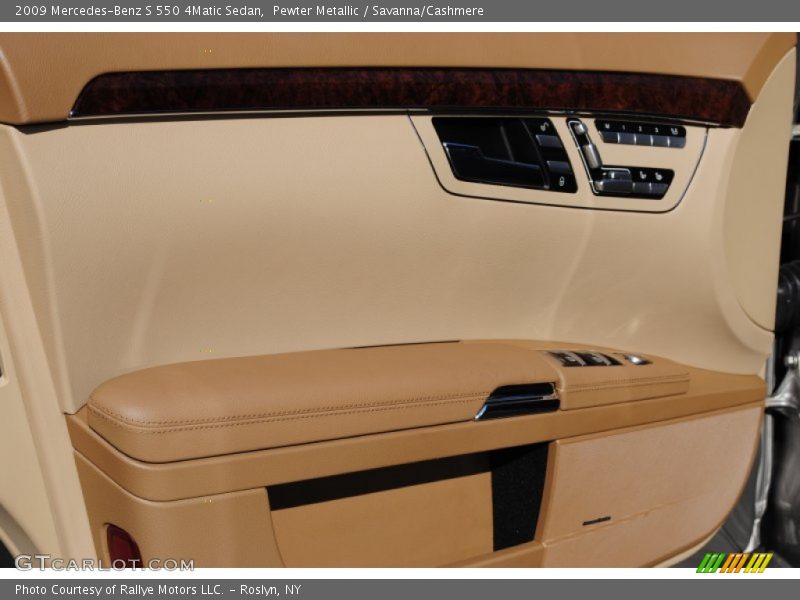 Pewter Metallic / Savanna/Cashmere 2009 Mercedes-Benz S 550 4Matic Sedan