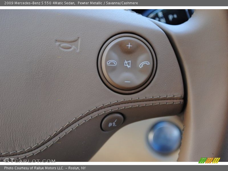 Pewter Metallic / Savanna/Cashmere 2009 Mercedes-Benz S 550 4Matic Sedan