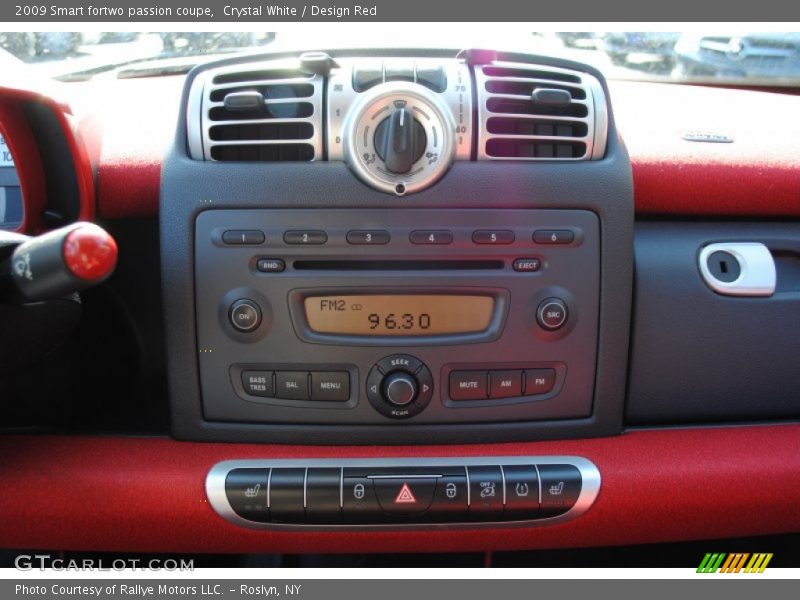 Controls of 2009 fortwo passion coupe