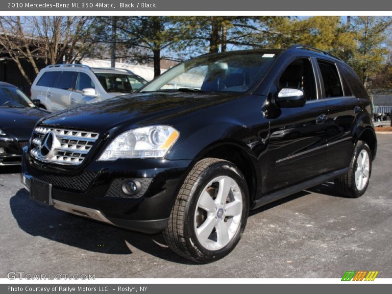 Black / Black 2010 Mercedes-Benz ML 350 4Matic