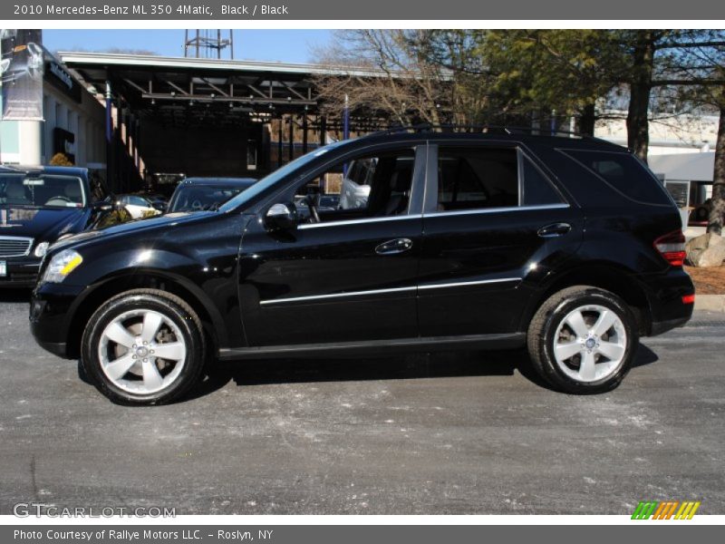 Black / Black 2010 Mercedes-Benz ML 350 4Matic