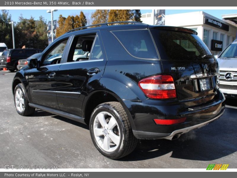 Black / Black 2010 Mercedes-Benz ML 350 4Matic