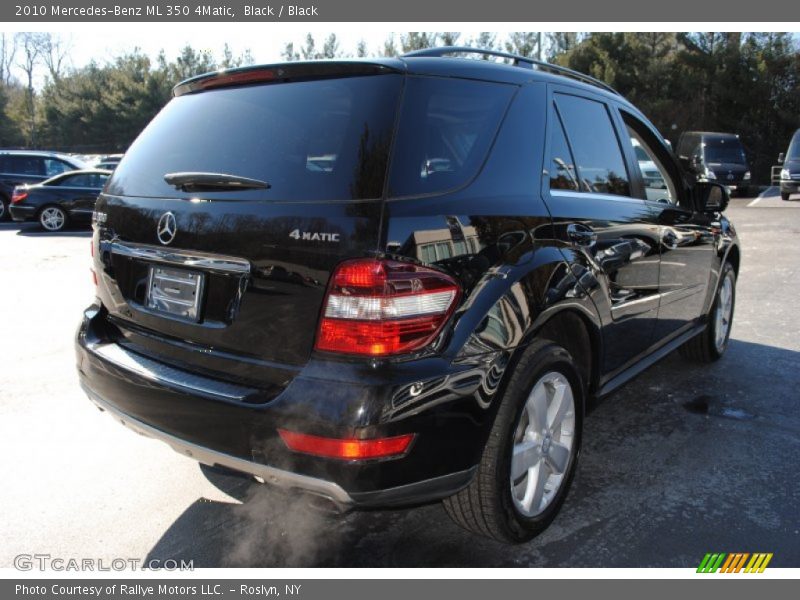 Black / Black 2010 Mercedes-Benz ML 350 4Matic