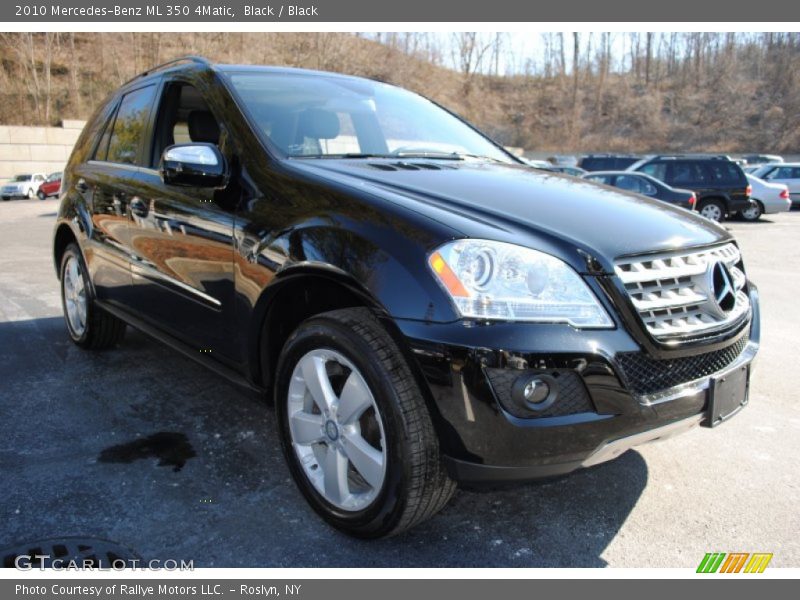 Black / Black 2010 Mercedes-Benz ML 350 4Matic