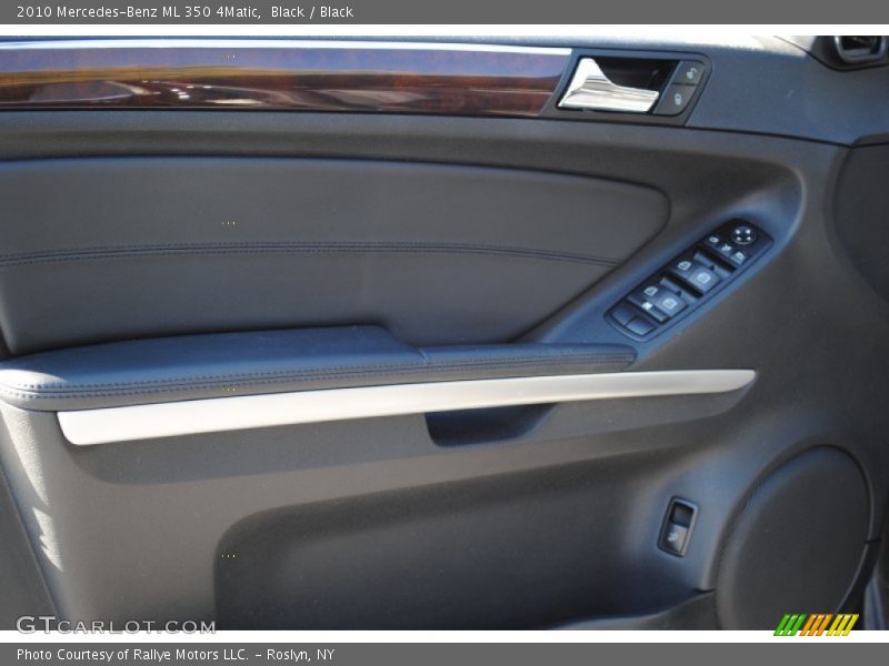 Black / Black 2010 Mercedes-Benz ML 350 4Matic