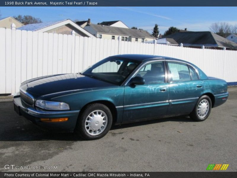 Majestic Teal Pearl / Taupe 1998 Buick Park Avenue