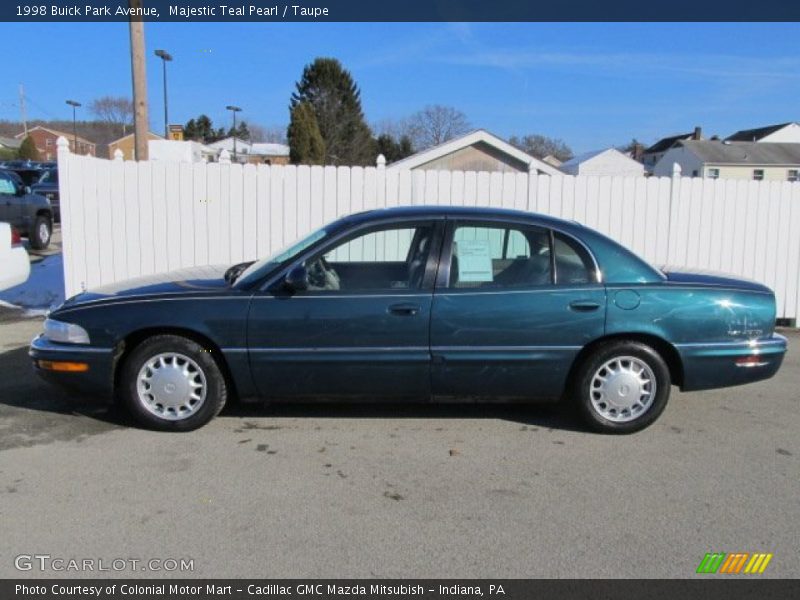 Majestic Teal Pearl / Taupe 1998 Buick Park Avenue