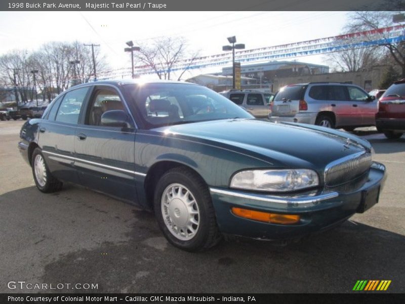 Majestic Teal Pearl / Taupe 1998 Buick Park Avenue