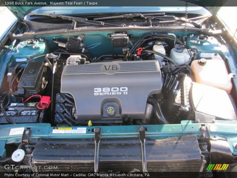 Majestic Teal Pearl / Taupe 1998 Buick Park Avenue