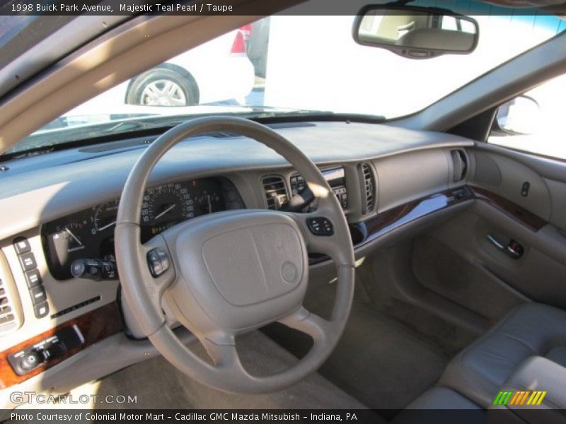 Majestic Teal Pearl / Taupe 1998 Buick Park Avenue