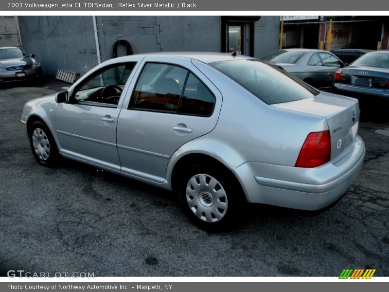 Reflex Silver Metallic / Black 2003 Volkswagen Jetta GL TDI Sedan
