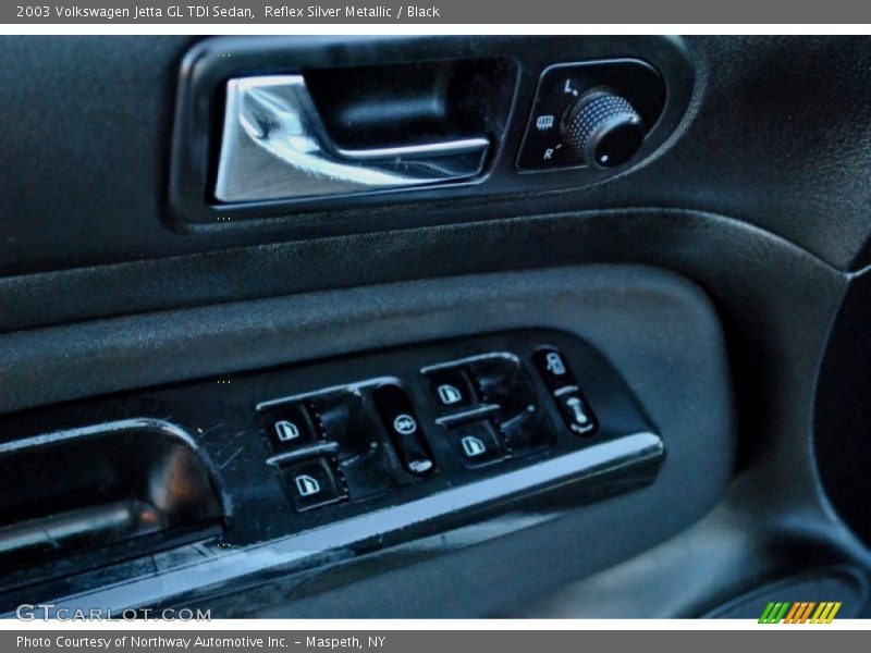 Reflex Silver Metallic / Black 2003 Volkswagen Jetta GL TDI Sedan