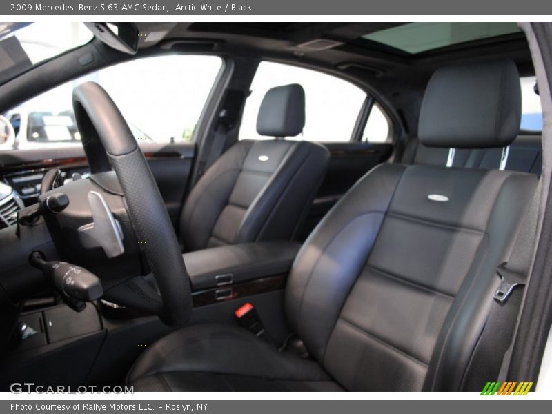 Arctic White / Black 2009 Mercedes-Benz S 63 AMG Sedan