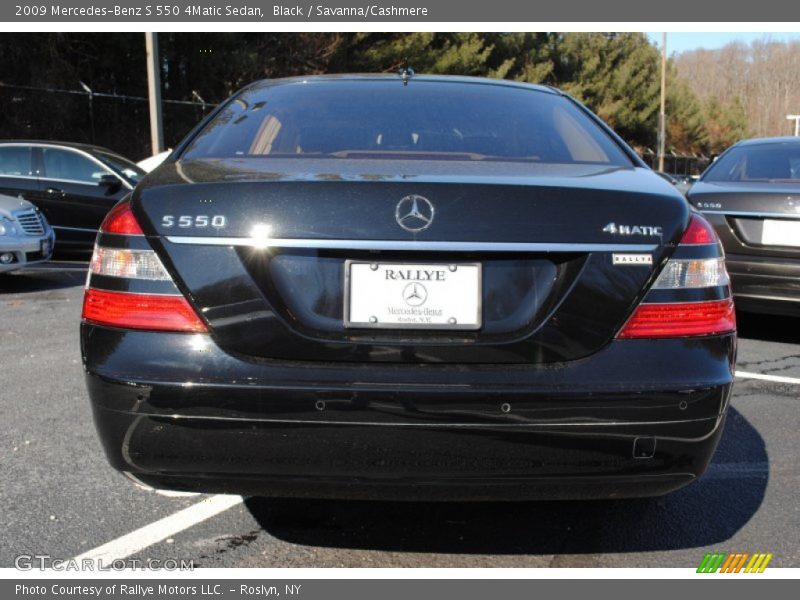 Black / Savanna/Cashmere 2009 Mercedes-Benz S 550 4Matic Sedan