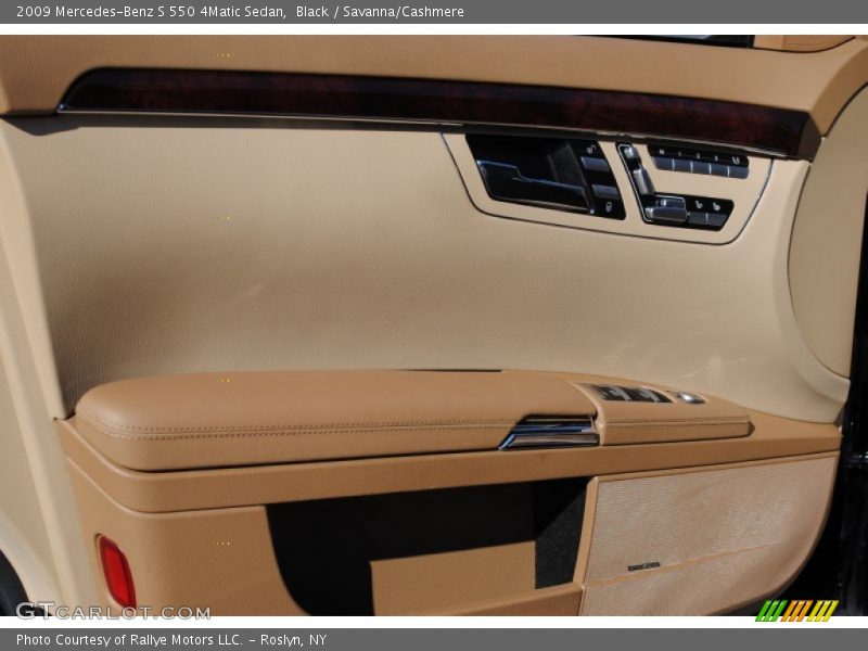 Black / Savanna/Cashmere 2009 Mercedes-Benz S 550 4Matic Sedan