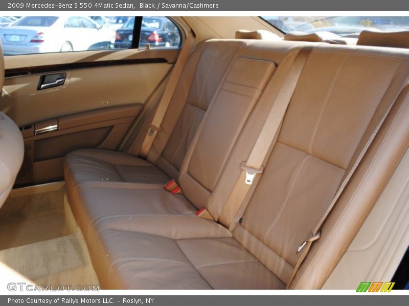 Black / Savanna/Cashmere 2009 Mercedes-Benz S 550 4Matic Sedan