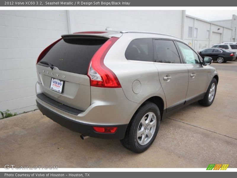 Seashell Metallic / R Design Soft Beige/Black Inlay 2012 Volvo XC60 3.2