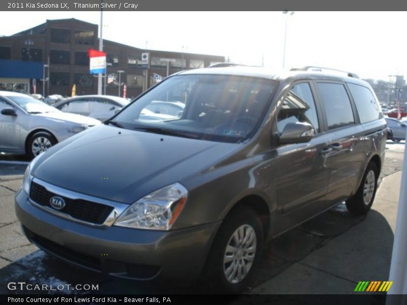 Titanium Silver / Gray 2011 Kia Sedona LX