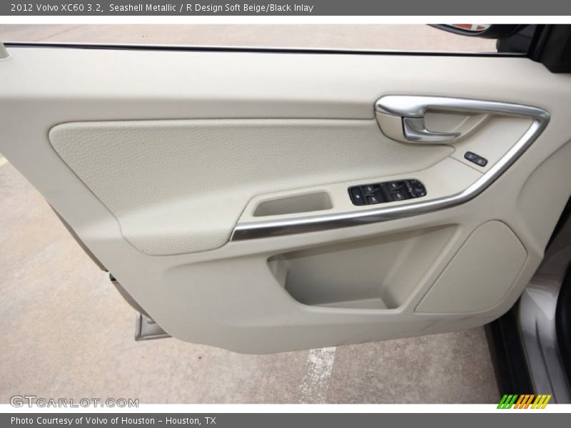 Seashell Metallic / R Design Soft Beige/Black Inlay 2012 Volvo XC60 3.2